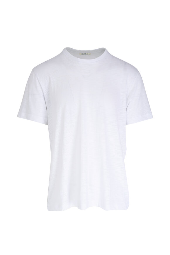 Stefan Brandt Enno White Cotton T-Shirt  