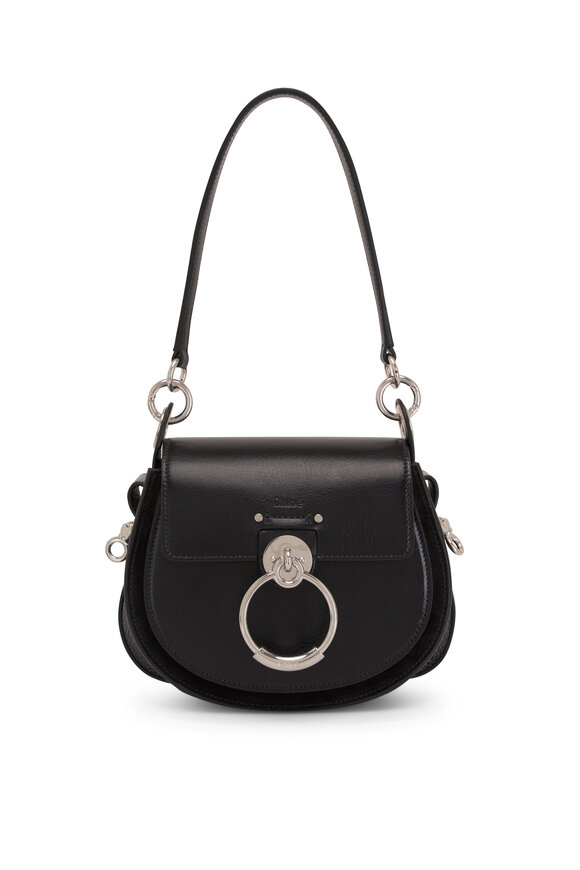 Chloé - Small Tess Black Leather Bag 