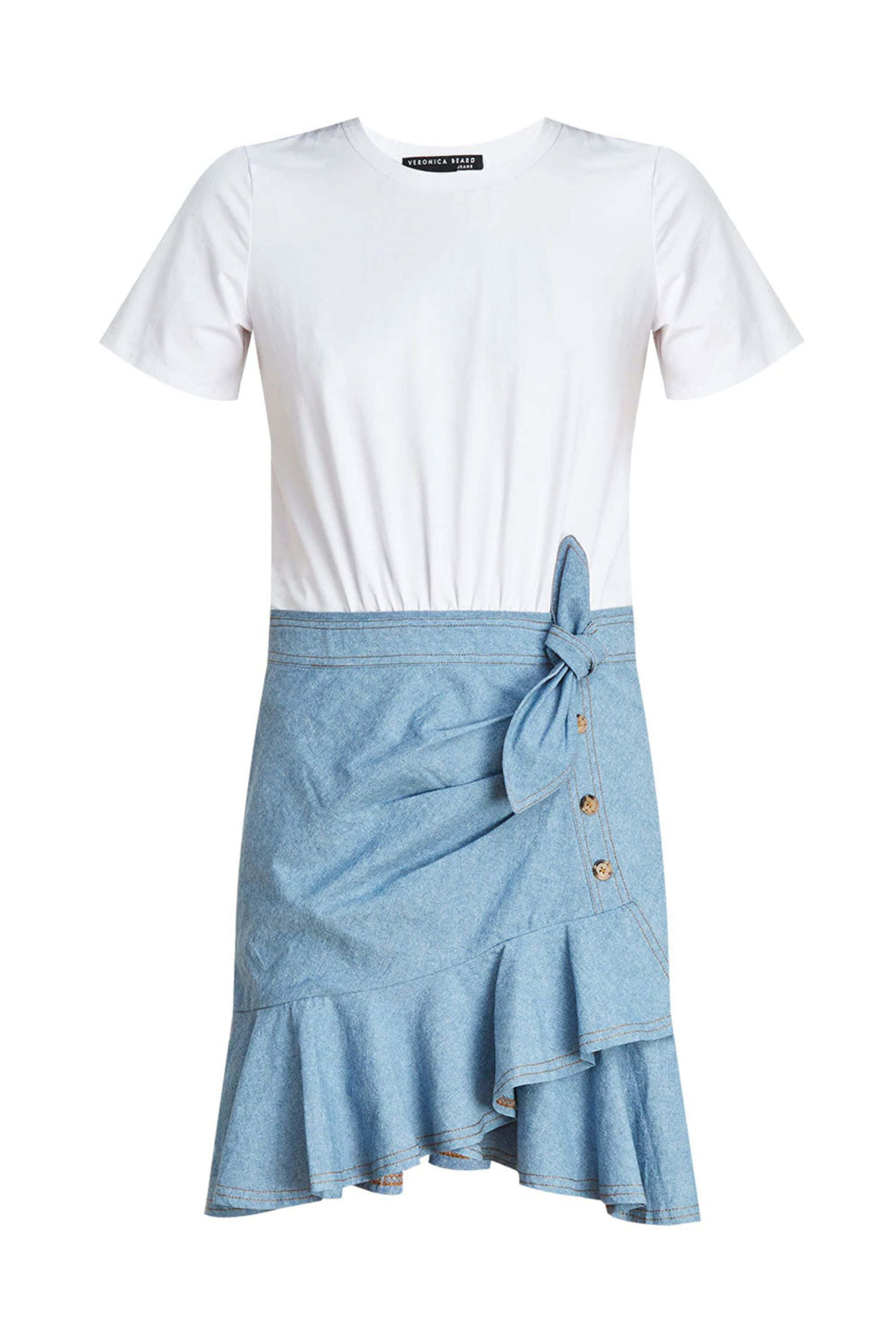 Veronica Beard - Chambray Bari T-Shirt Dress