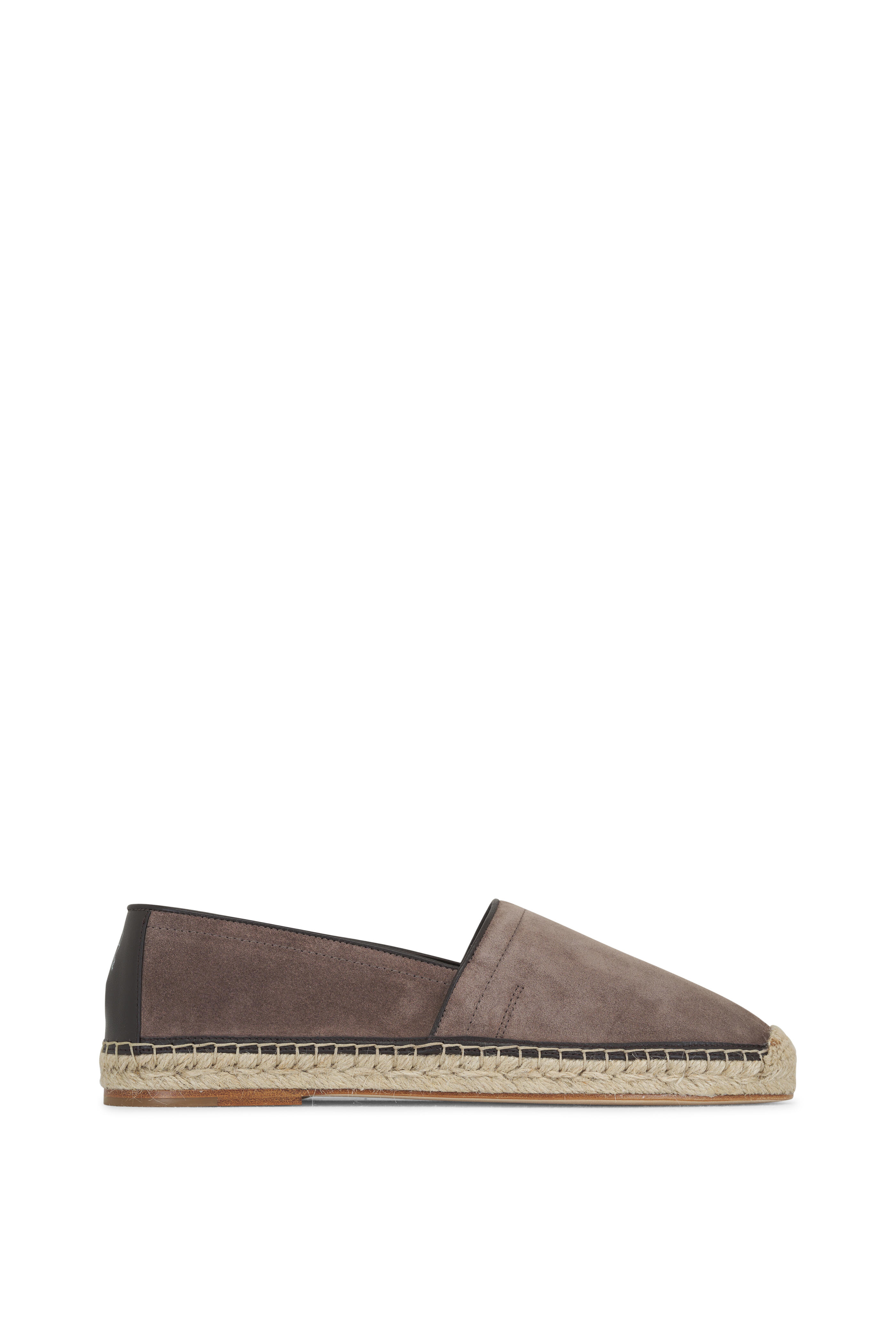 Brunello Cucinelli - Bisonte Gray Suede Espadrille Loafer