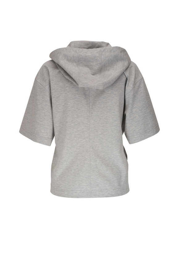 Brunello Cucinelli - Light Gray Zip Up Hoodie 