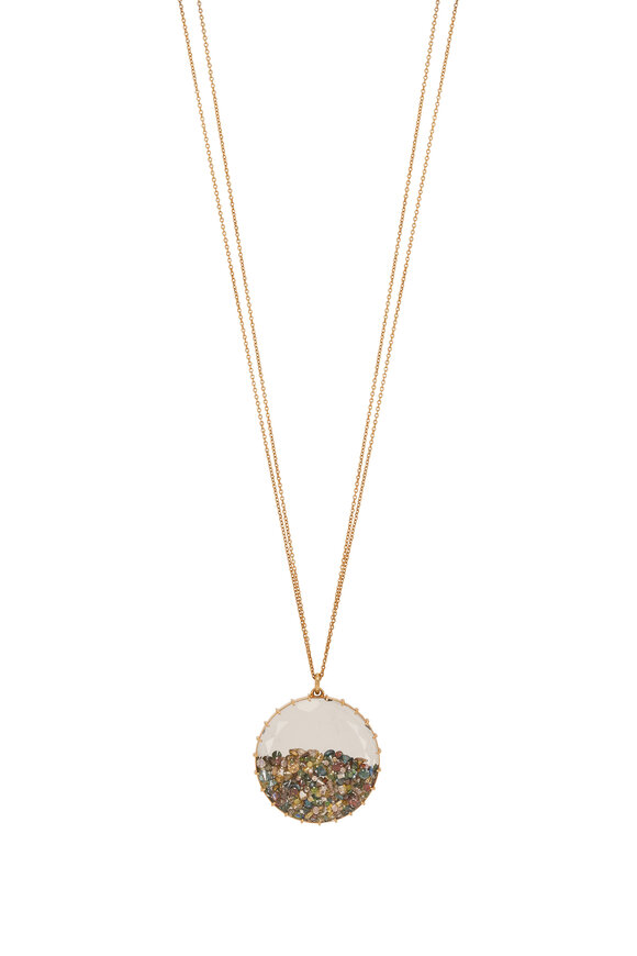 Renee Lewis - Shake© 10.6CT Colored Diamond Pendant Necklace 