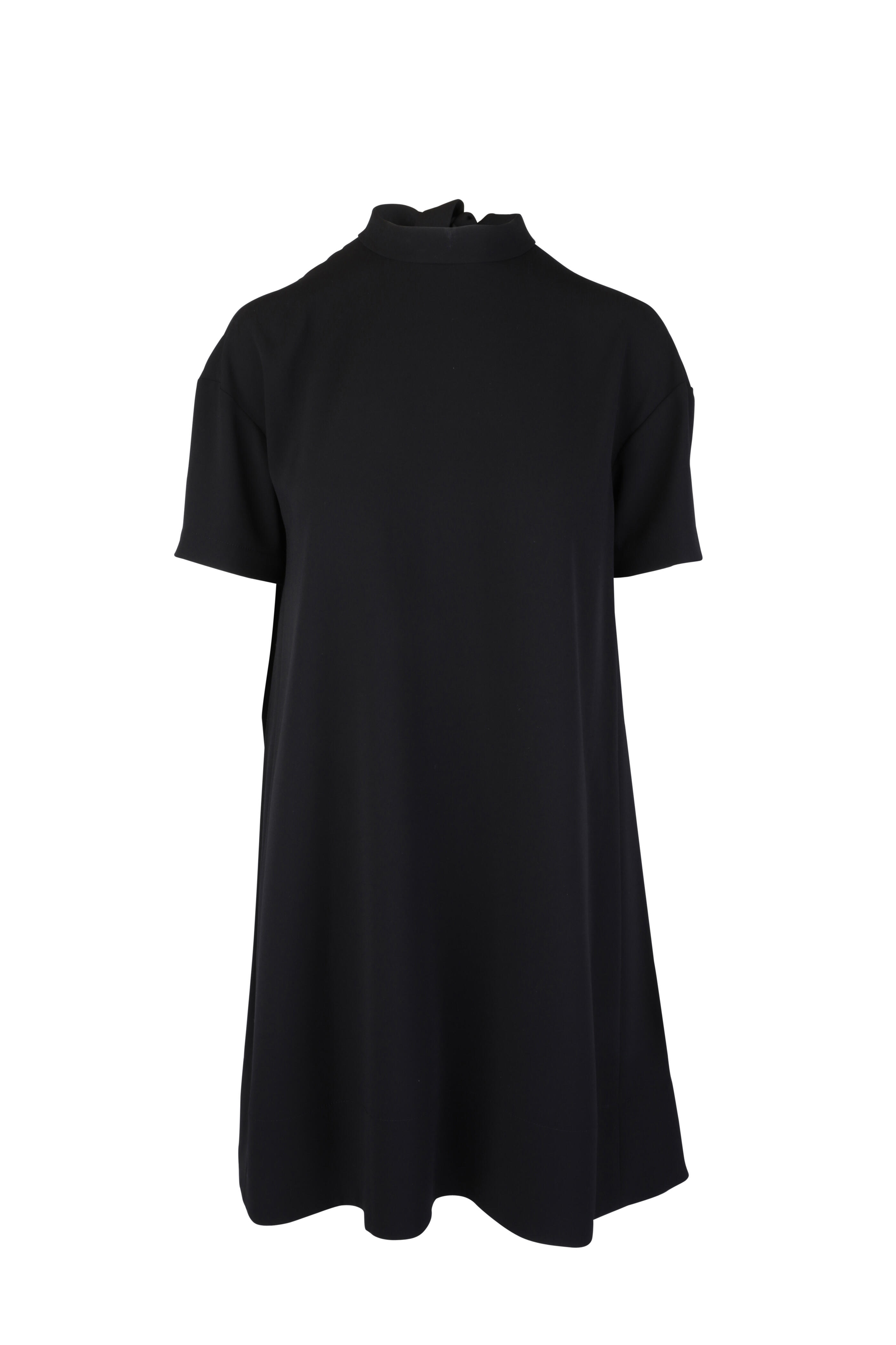 Chloe Black Short Sleeve Swing Dress Mitchell Stores