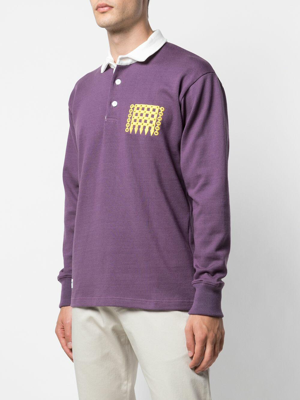 Rowing Blazers - Purple Rugby Logo Polo