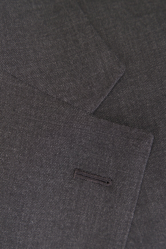 Brioni Brunico Charcoal Gray Wool Suit - view 3