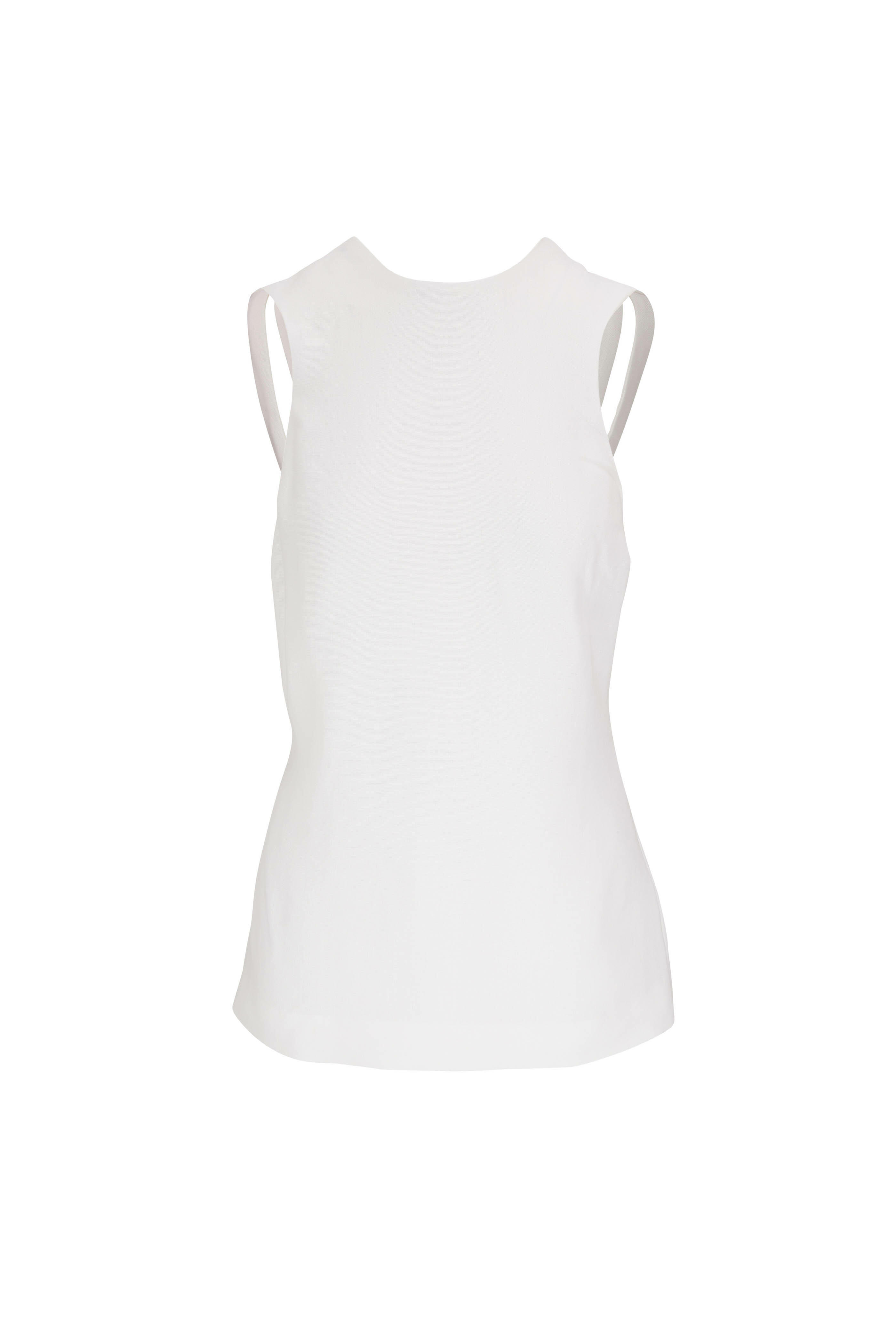 関税送料込み KHAITE 5519547249 Khaite - Corette Ivory Strappy Back Top | Mitchell Stores