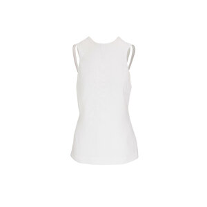 Khaite シュネットオフショルタトレス 54144084W4084 200 Khaite - Corette Ivory Strappy Back Top | Mitchell Stores