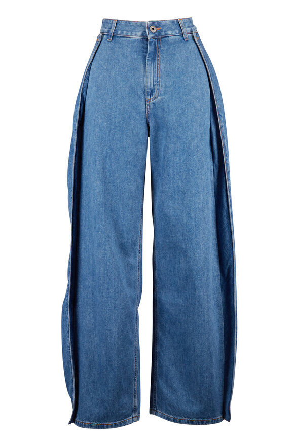 Loewe Light Blue Flared Side & Back Relaxed Jean - view 1
