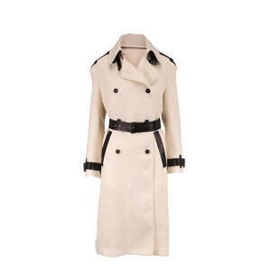 【TOM FORD】ベルト付き double-breasted twill trench コート TOM FORD】ベルト付き double-breasted twill trench コート