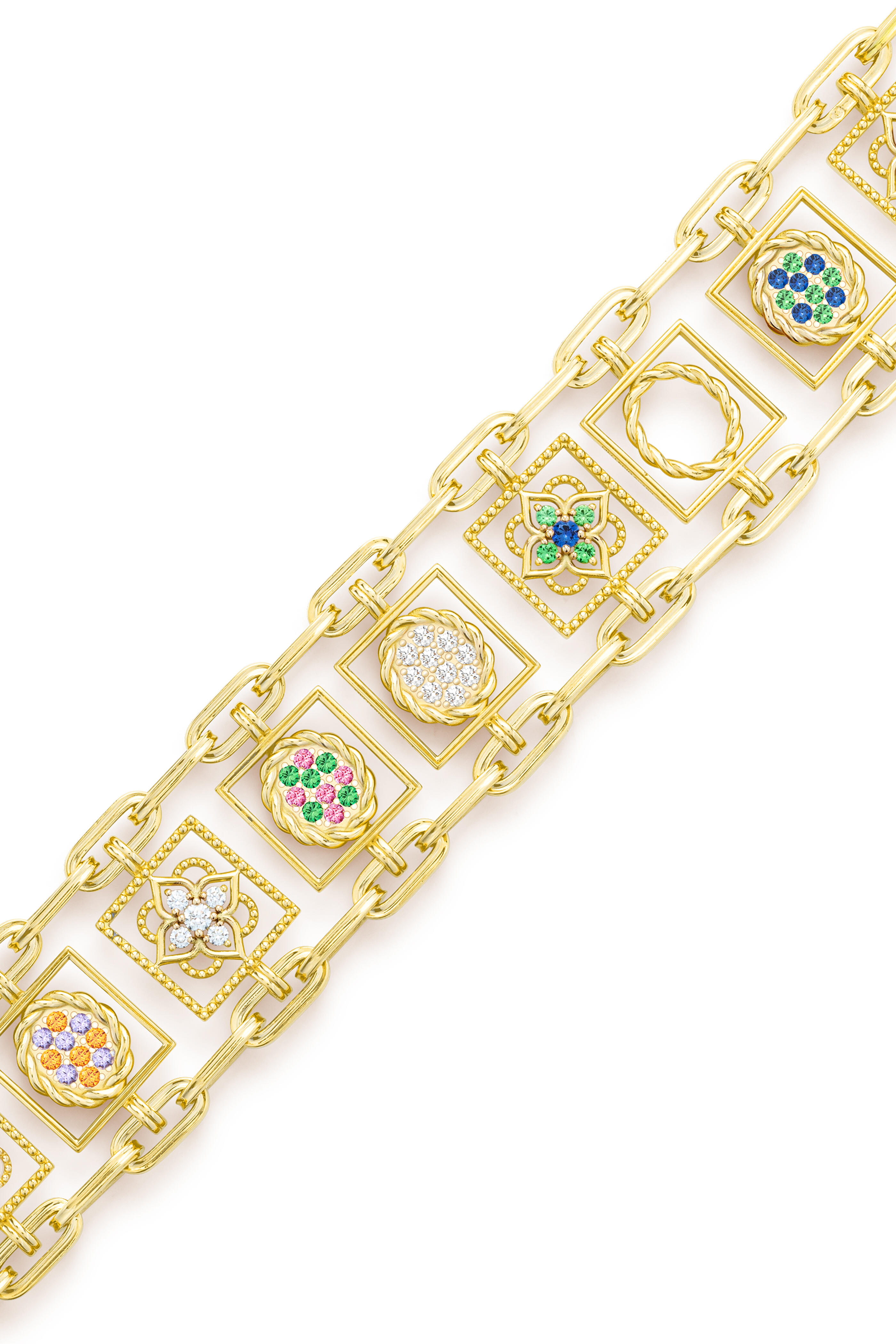 Mellerio - 18k Yellow Gold 9 Jardins Suspendus Bracelet