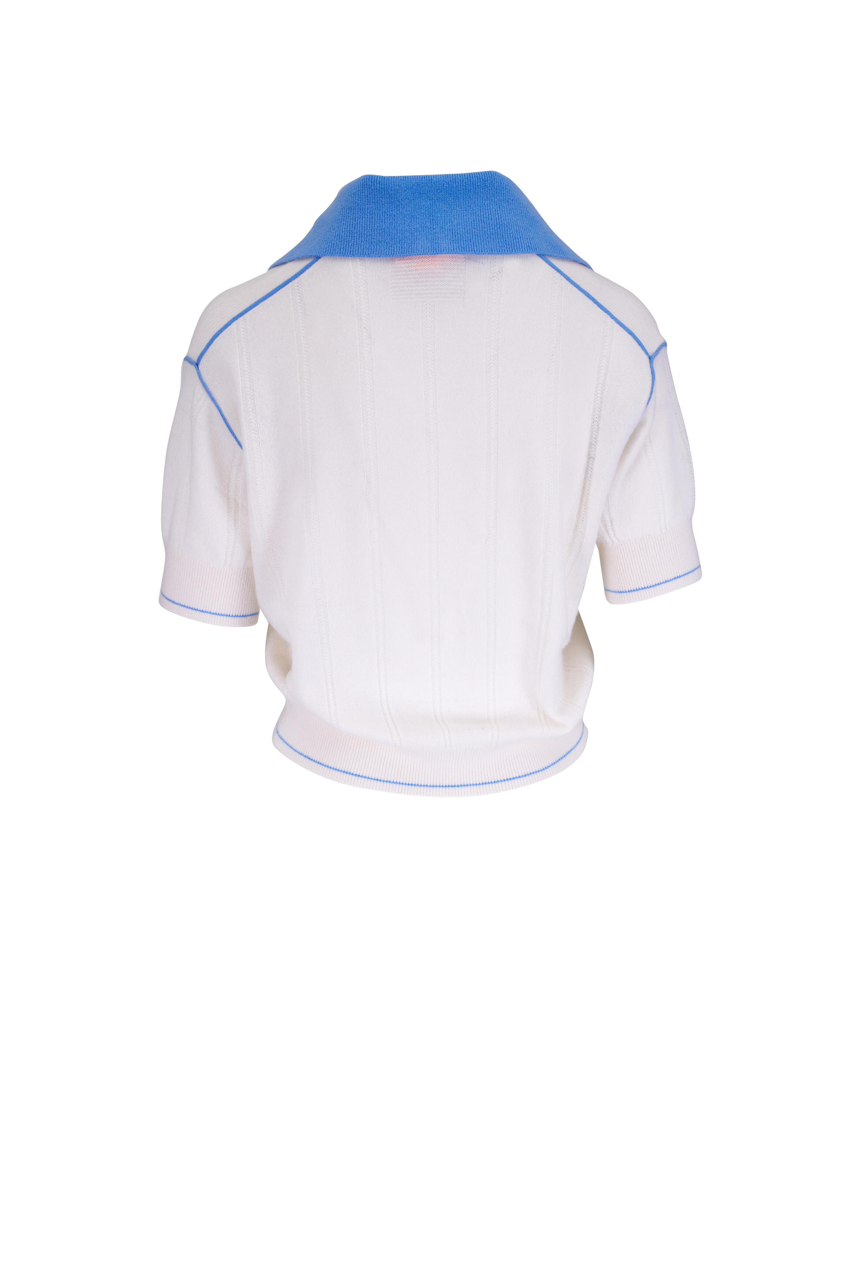 Guest in Residence - Pele Cream Cashmere Polo