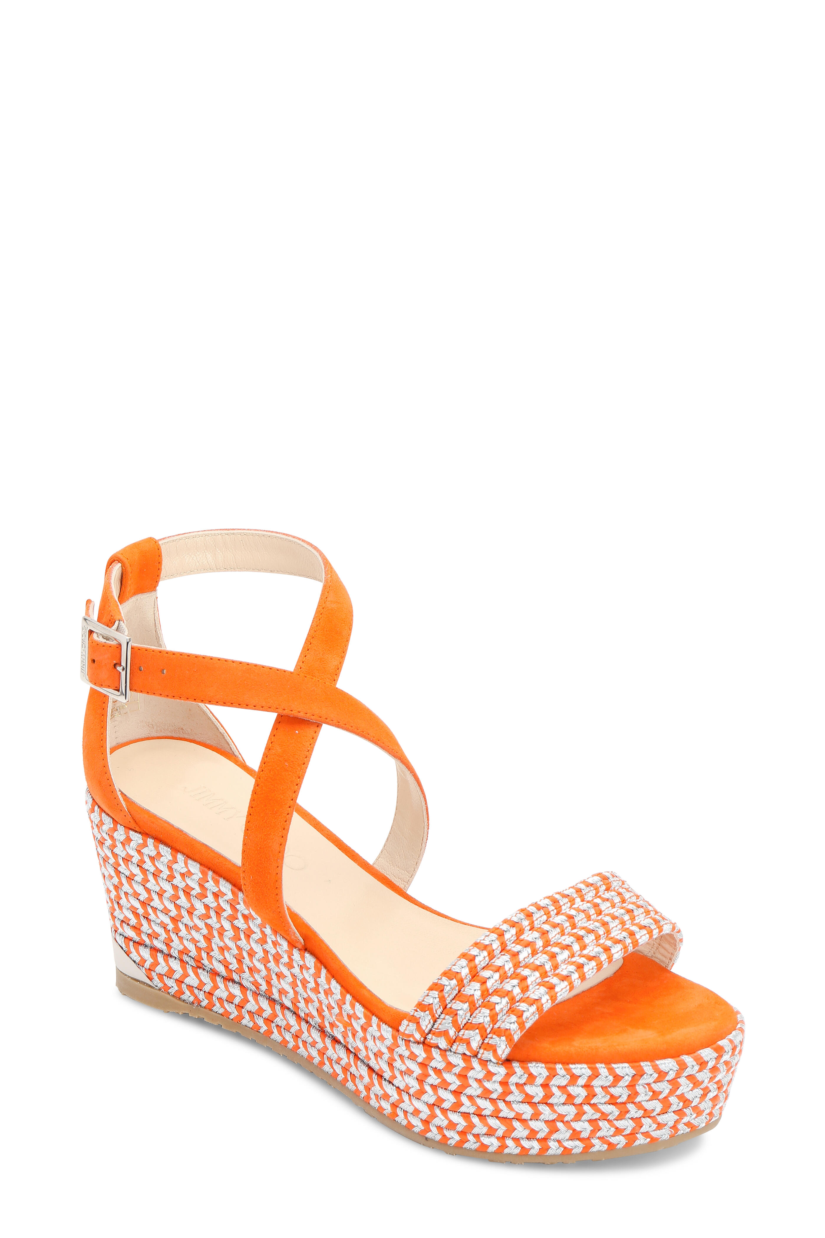 最終SALE!【JIMMY CHOO】PORTIA 70mm♪ウェッジサンダル♪可愛い Jimmy Choo Portia 70 Wedge Sandals - Black Sandals, Shoes