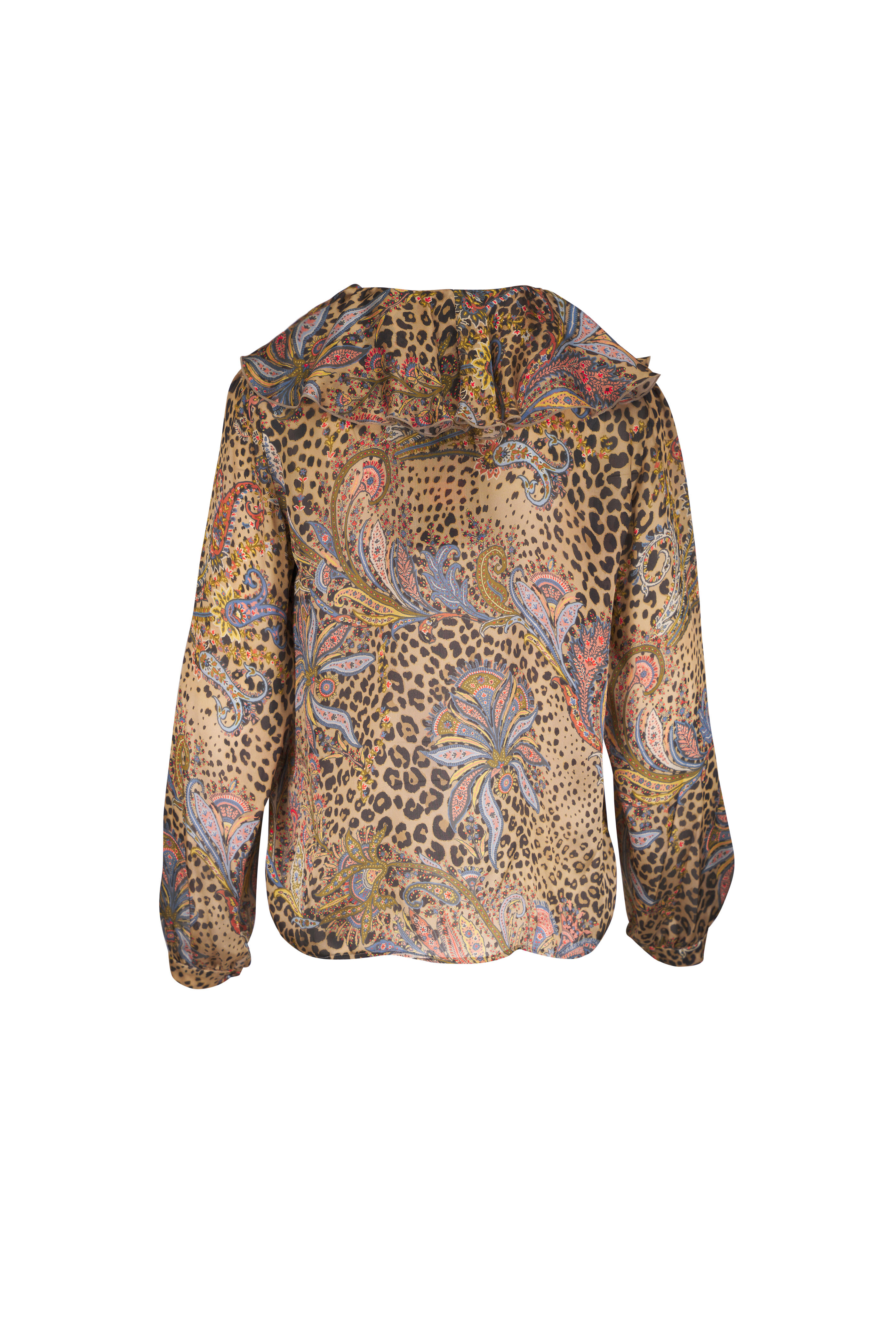 Etro - Dark Brown Animal Paisley Print Shirt