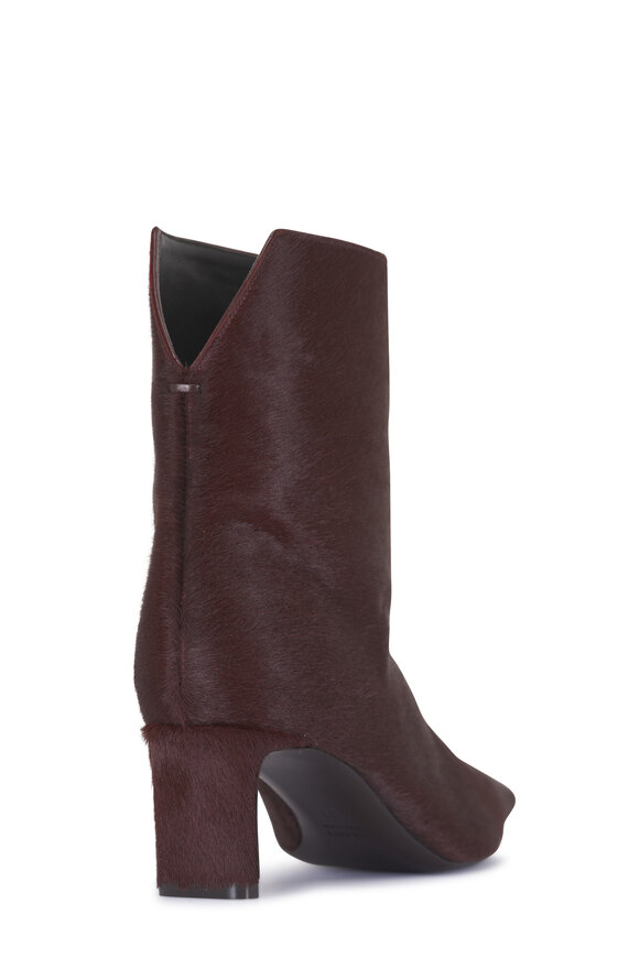 Khaite Ona Red Mahogany Ankle Boot, 55mm - view 3
