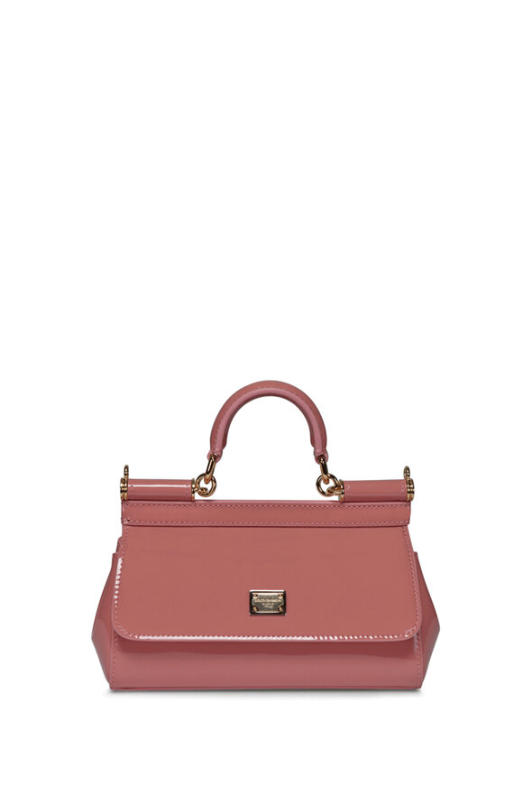 Dolce & Gabbana Small Sicily East to West Pink Top Handle Bag