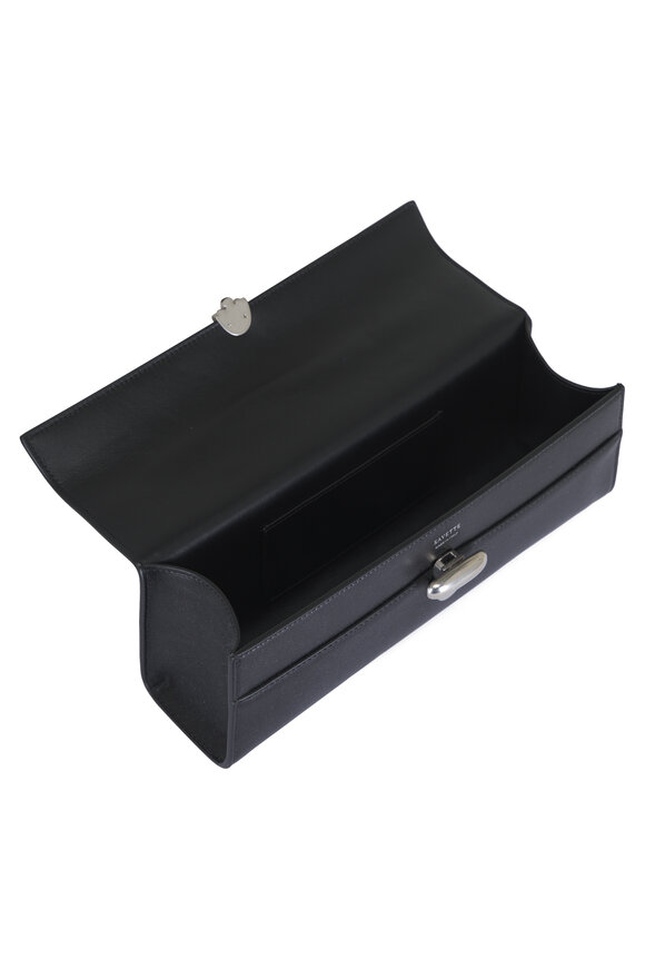 Savette Slim Symmetry Black Leather Pochette - view 4
