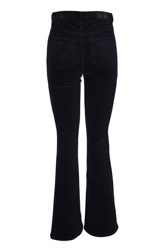 AG - Farrah Boot Black Velvet Pant