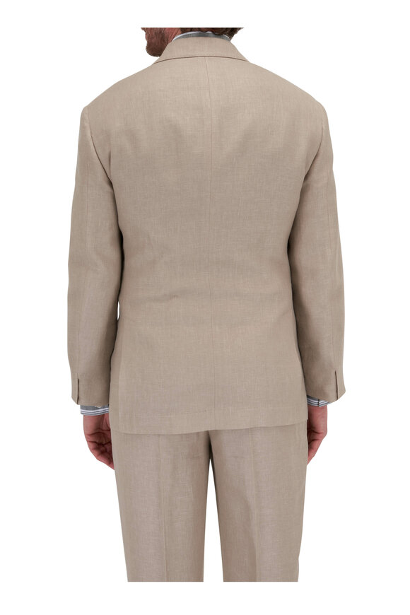 Brunello Cucinelli - Tan Linen Blend Suit