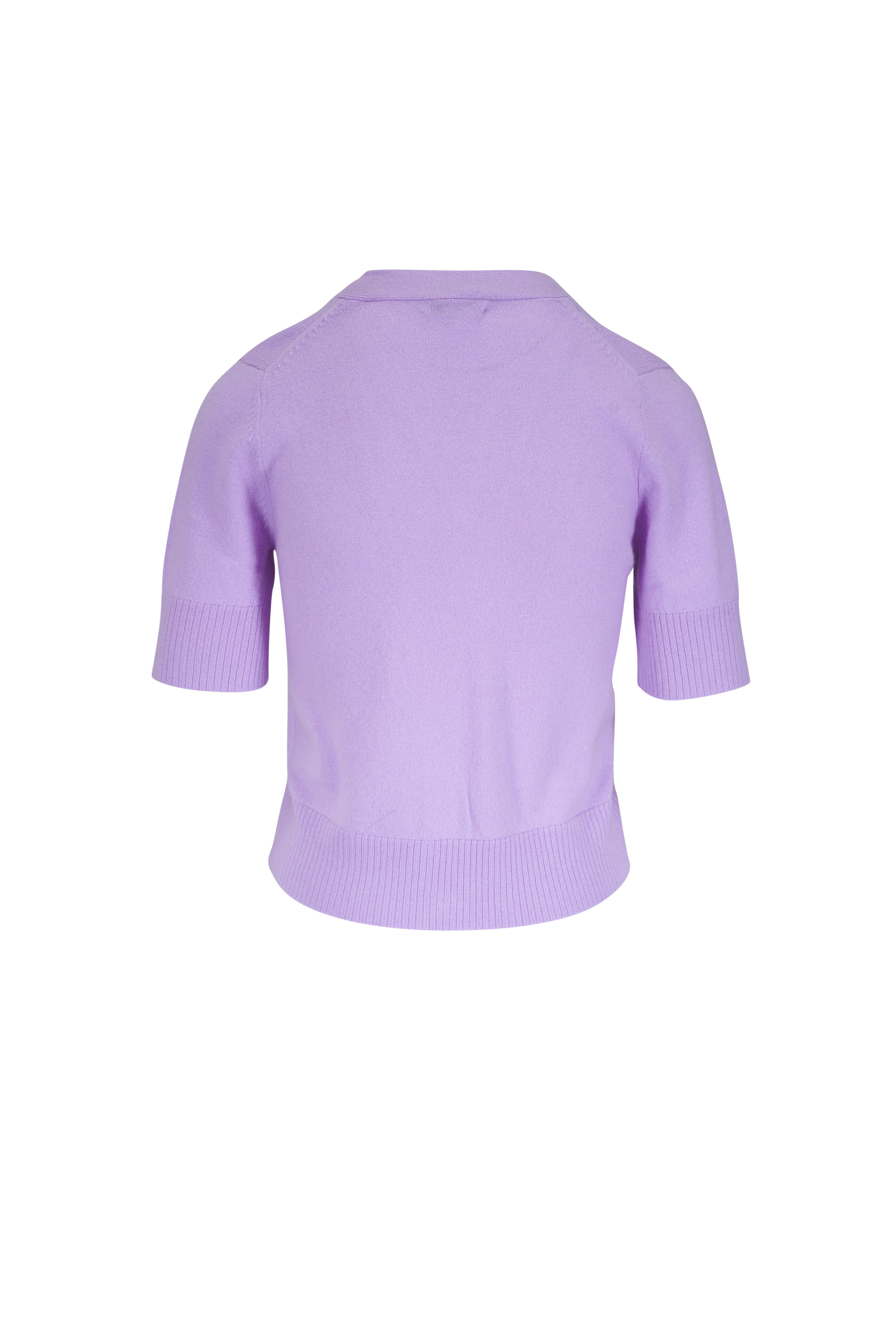 Veronica Beard - Solene Light Lilac Cashmere Short Sleeve