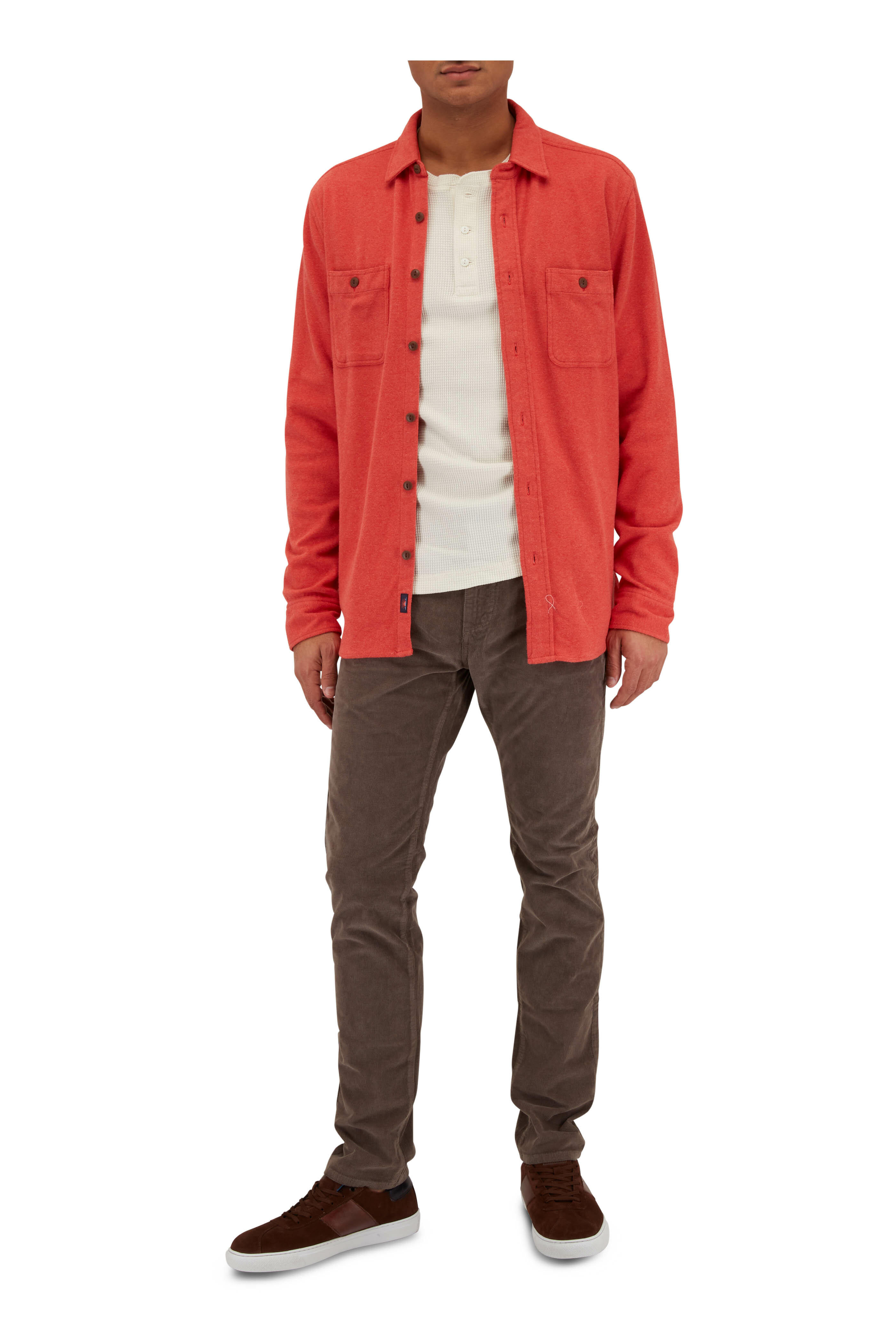 Faherty Brand - Legend™ Antique White Waffle Knit Henley