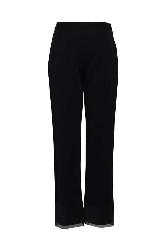 Marie Saint Pierre Sanute Black Crop Slim Pant