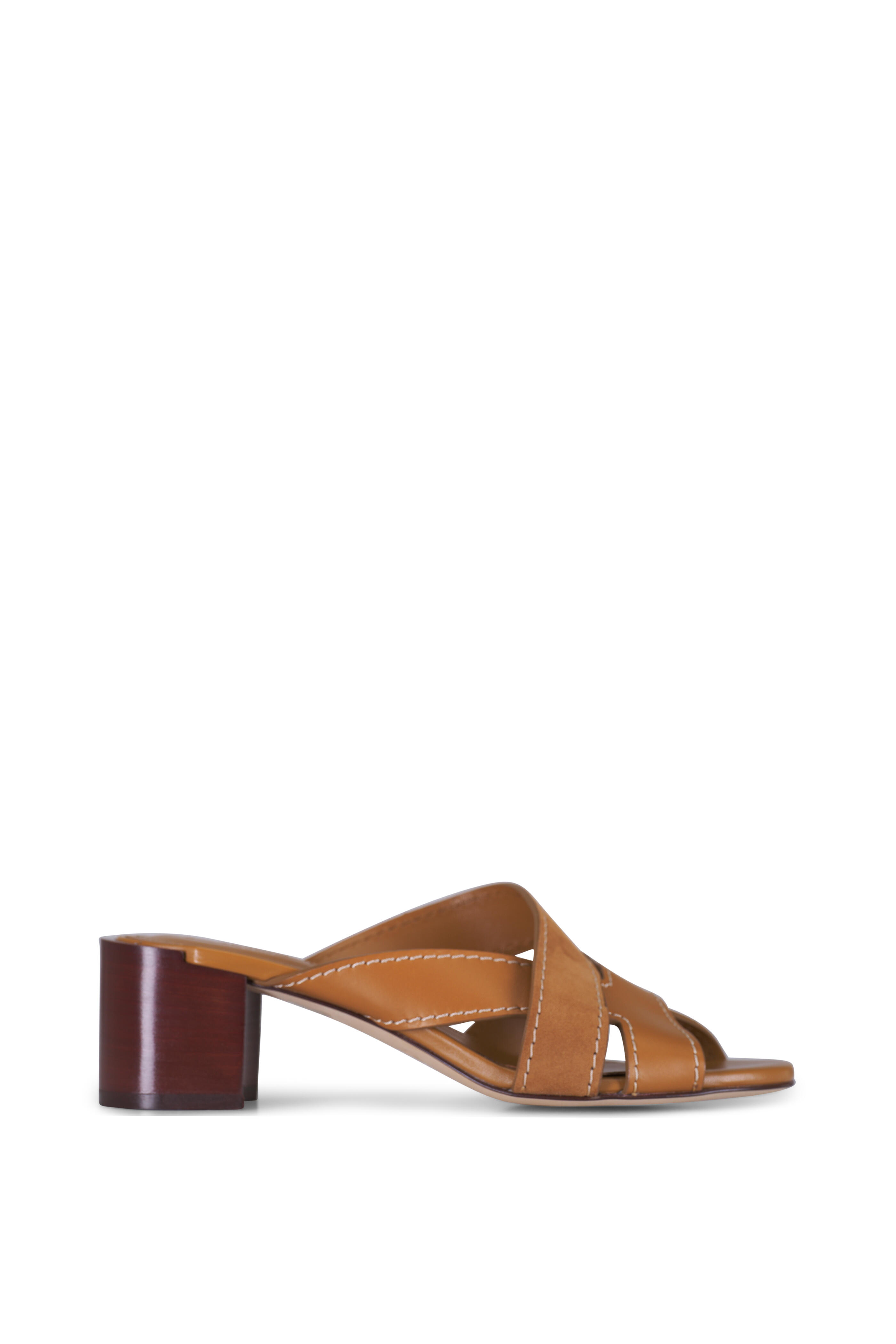 Tod's - Sand Cuoio Leather Sandal, 55mm