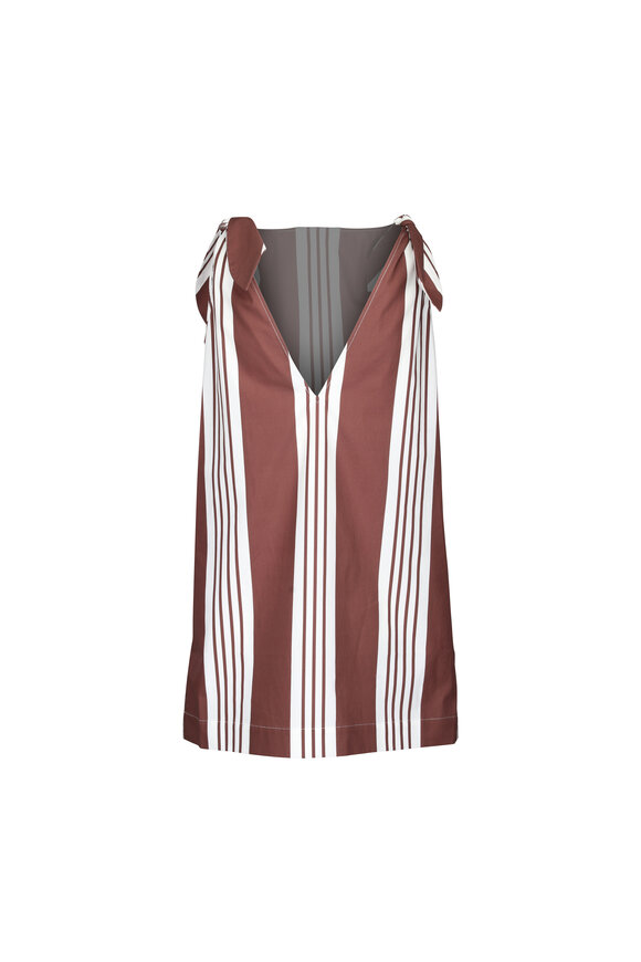 tory burch brown dress Tory Burch Brown multi Size XS Dress – Swap Boutique main image 0