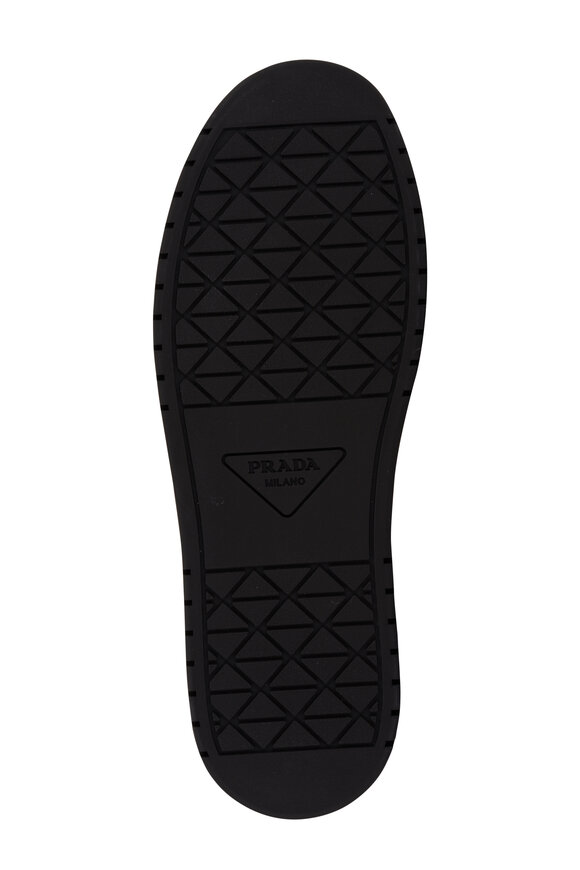 Prada - Downtown White & Black Leather Logo Sneaker