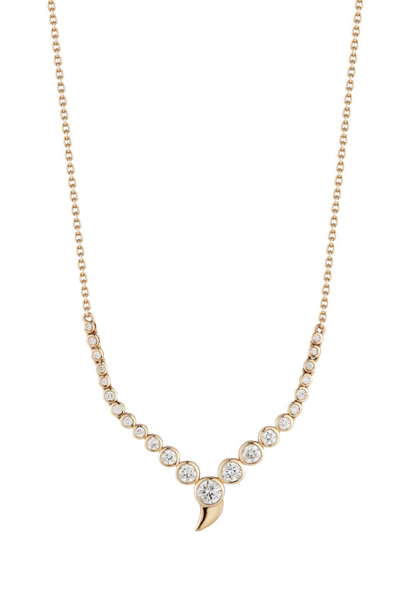 Ondyn 18k Yellow Gold Large Zen Necklace - view 1