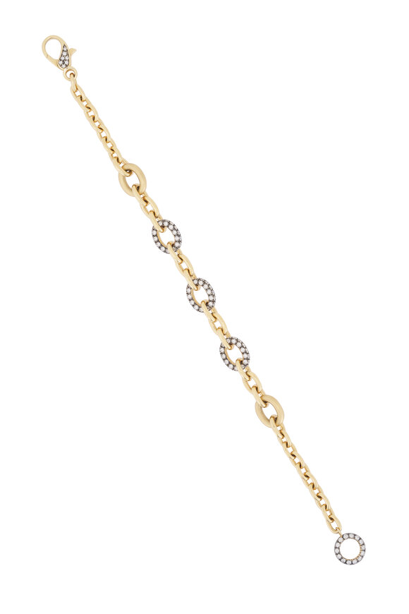 Mariani 18k Yellow Gold Rolo Medium Diamond - view 1