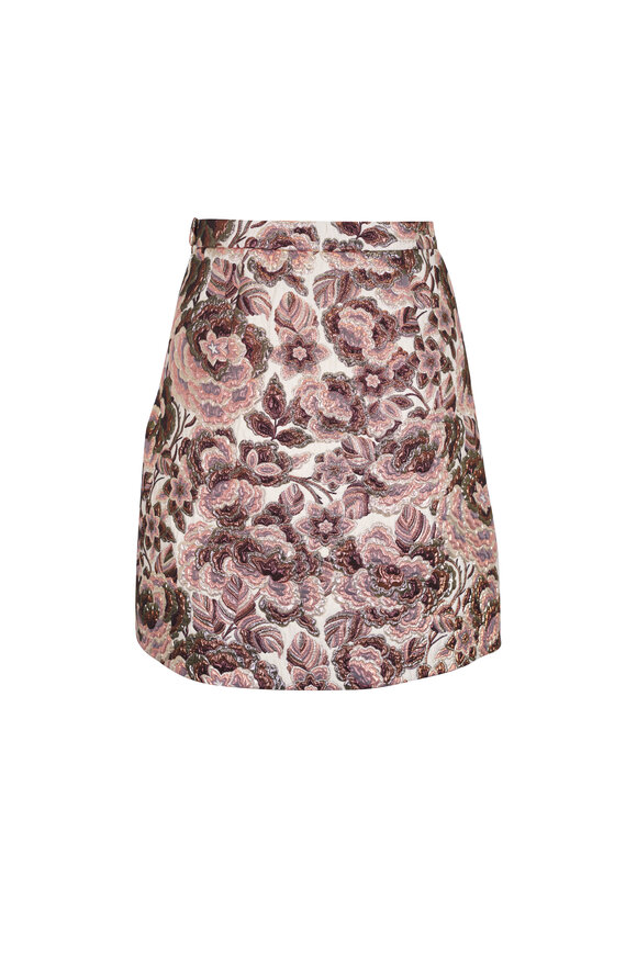 Valentino - Mossi After Winter Brocade Lurex Skirt