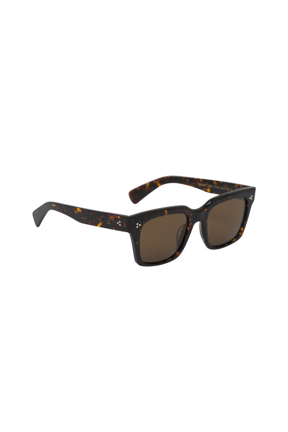 Oliver Peoples Ollice Atago Tortoise Polarized Sunglasses