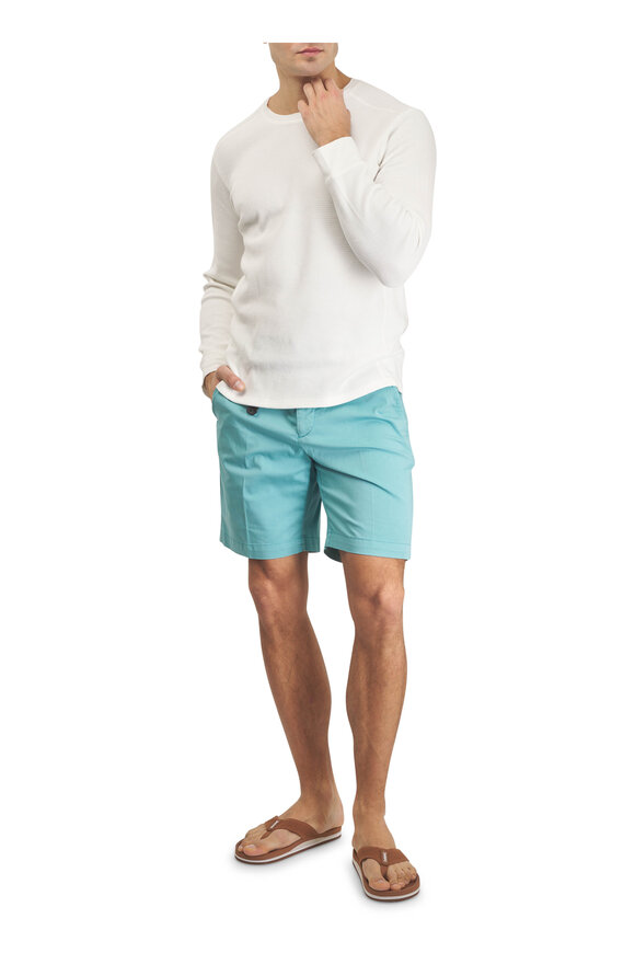 Vince Off White Thermal Long Sleeve Shirt - view 2