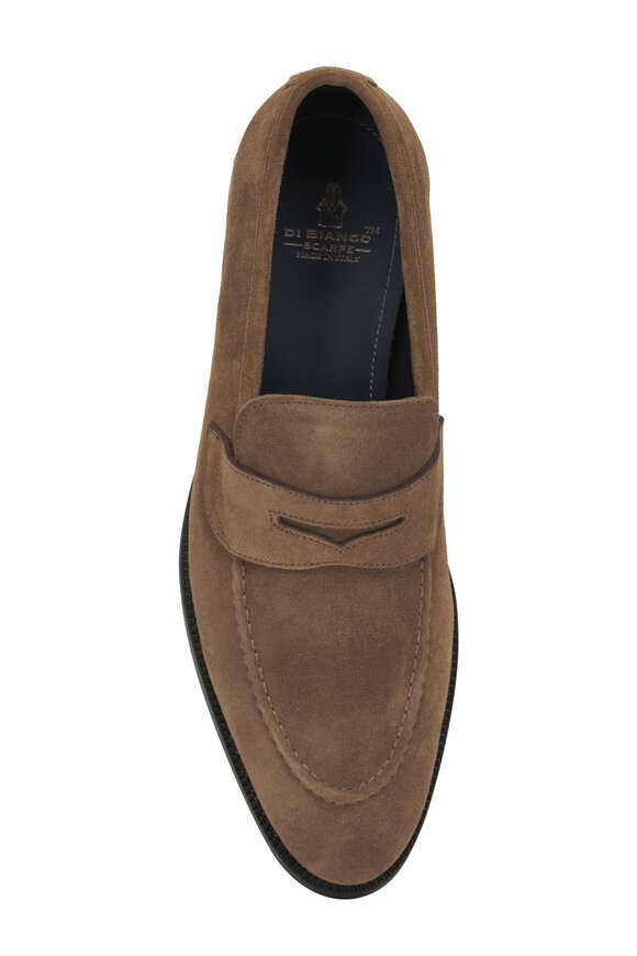 Di Bianco - Aviano Farro Medium Brown Suede Loafer