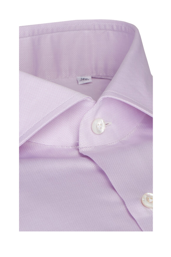 Finamore Napoli Lavender Cotton Sport Shirt - view 2