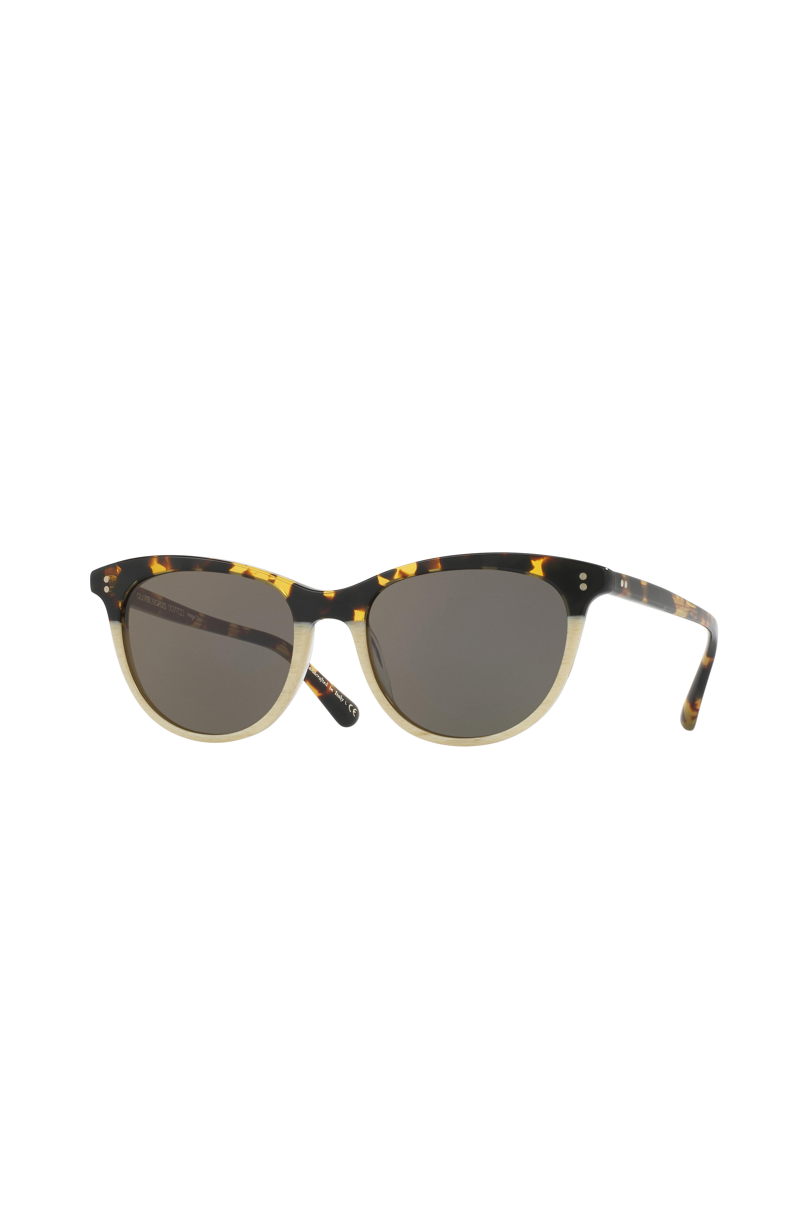 Oliver Peoples - Jardinette Sun Tortoise & Beige Sunglasses