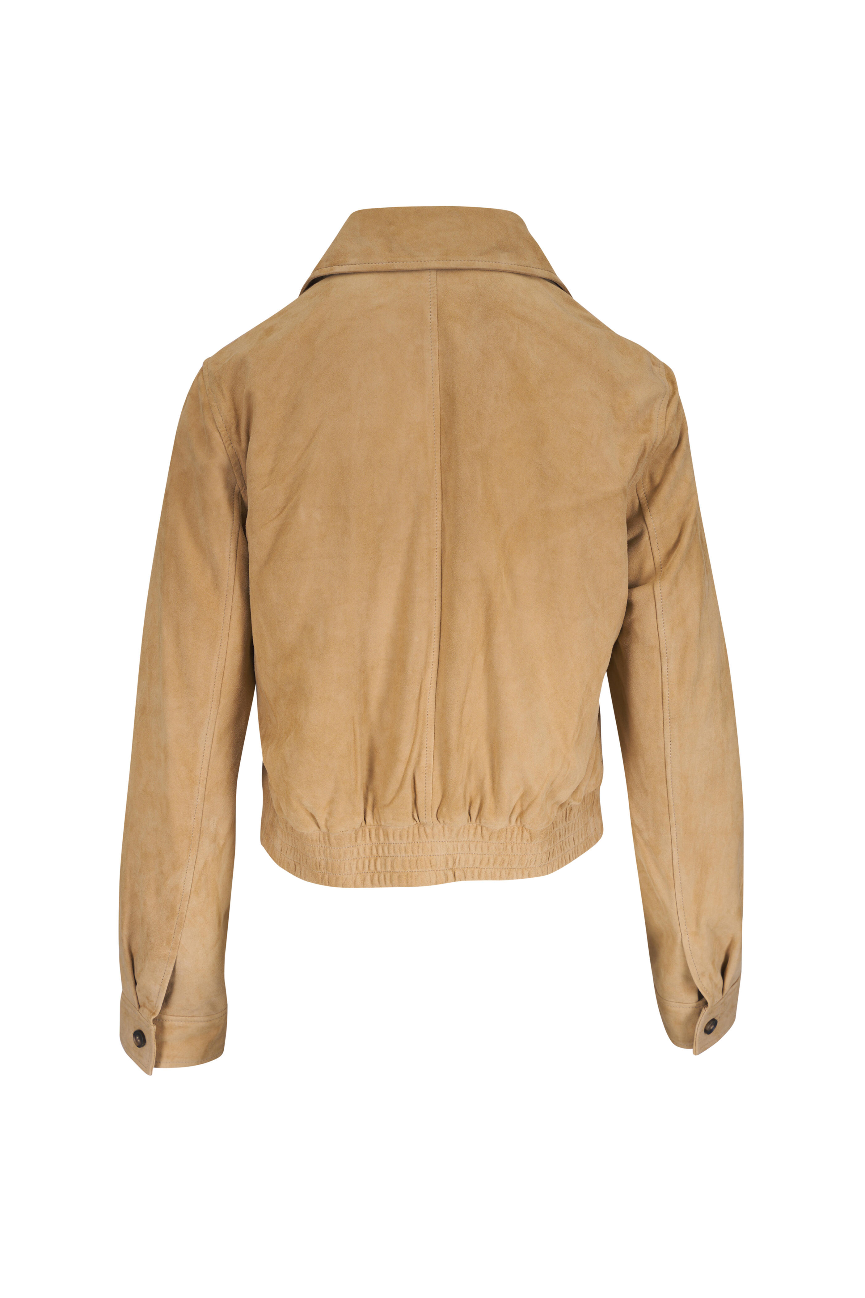 Nili Lotan - Beauvais Light Sand Suede Jacket