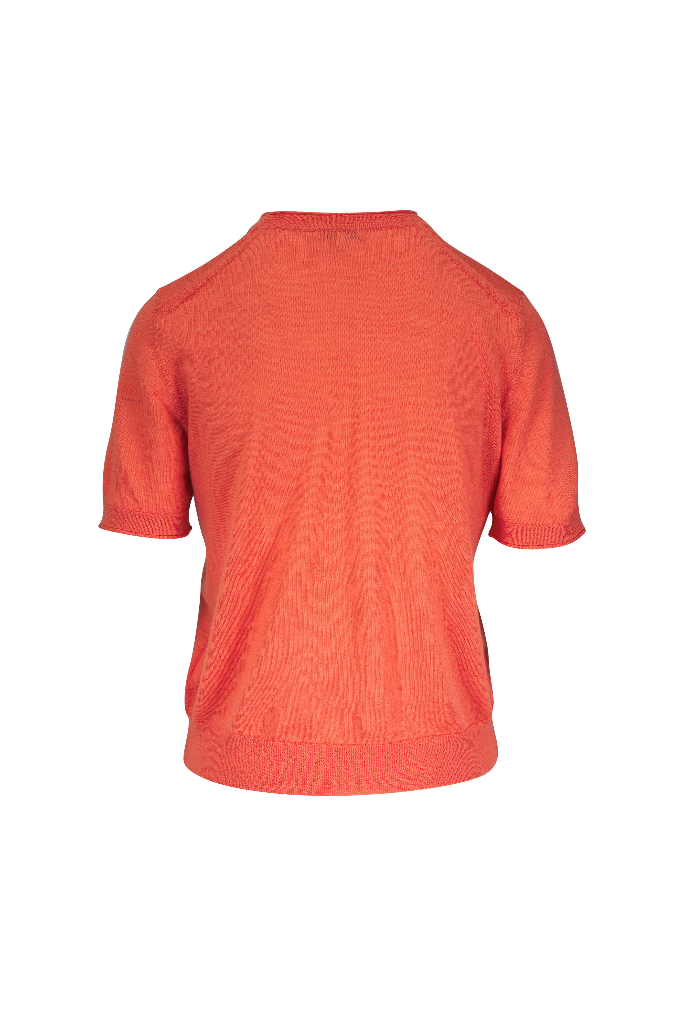 Lafayette 148 New York - Altrosa Pink Cashmere Crewneck Sweater