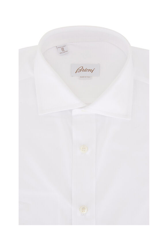 Brioni - White Sea Island Cotton Dress Shirt