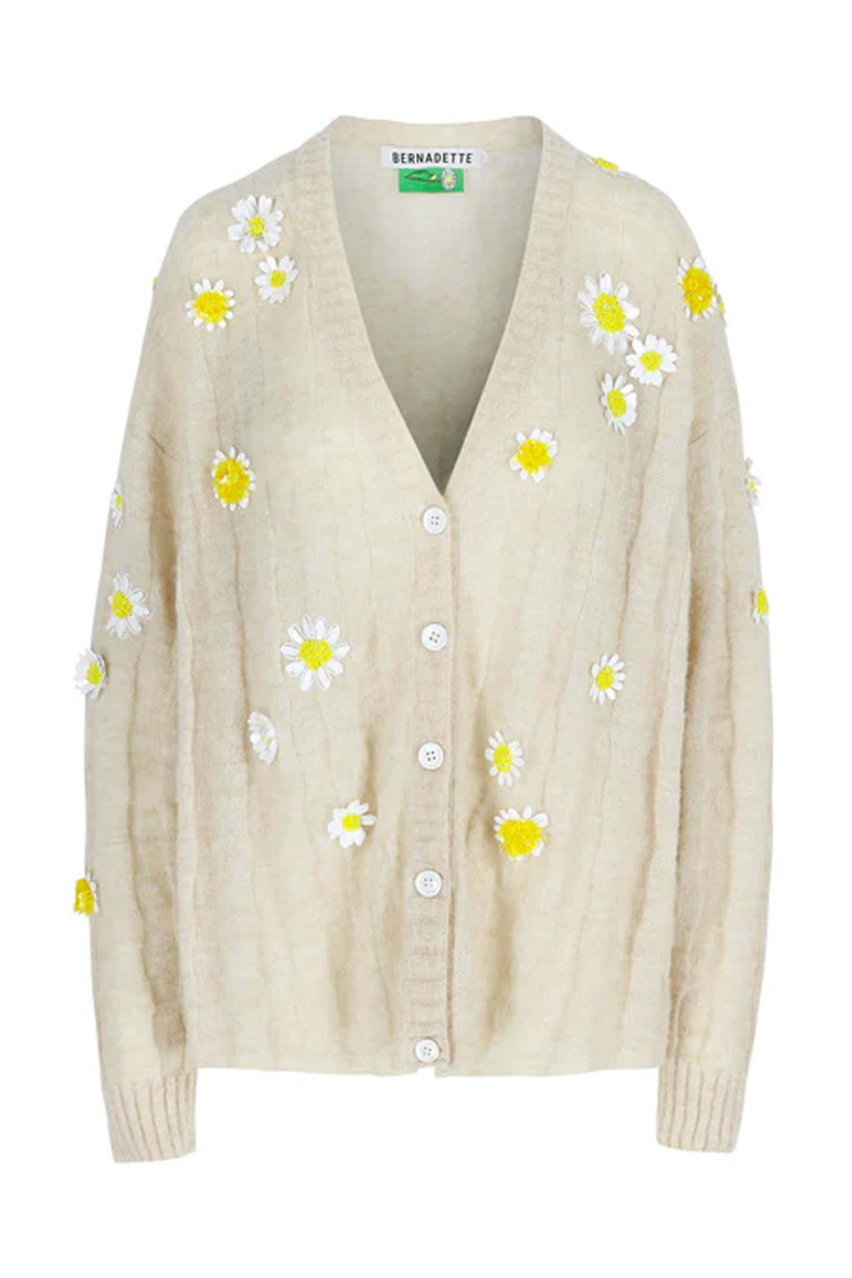 Bernadette - Daisy Embellished Knit Cardigan