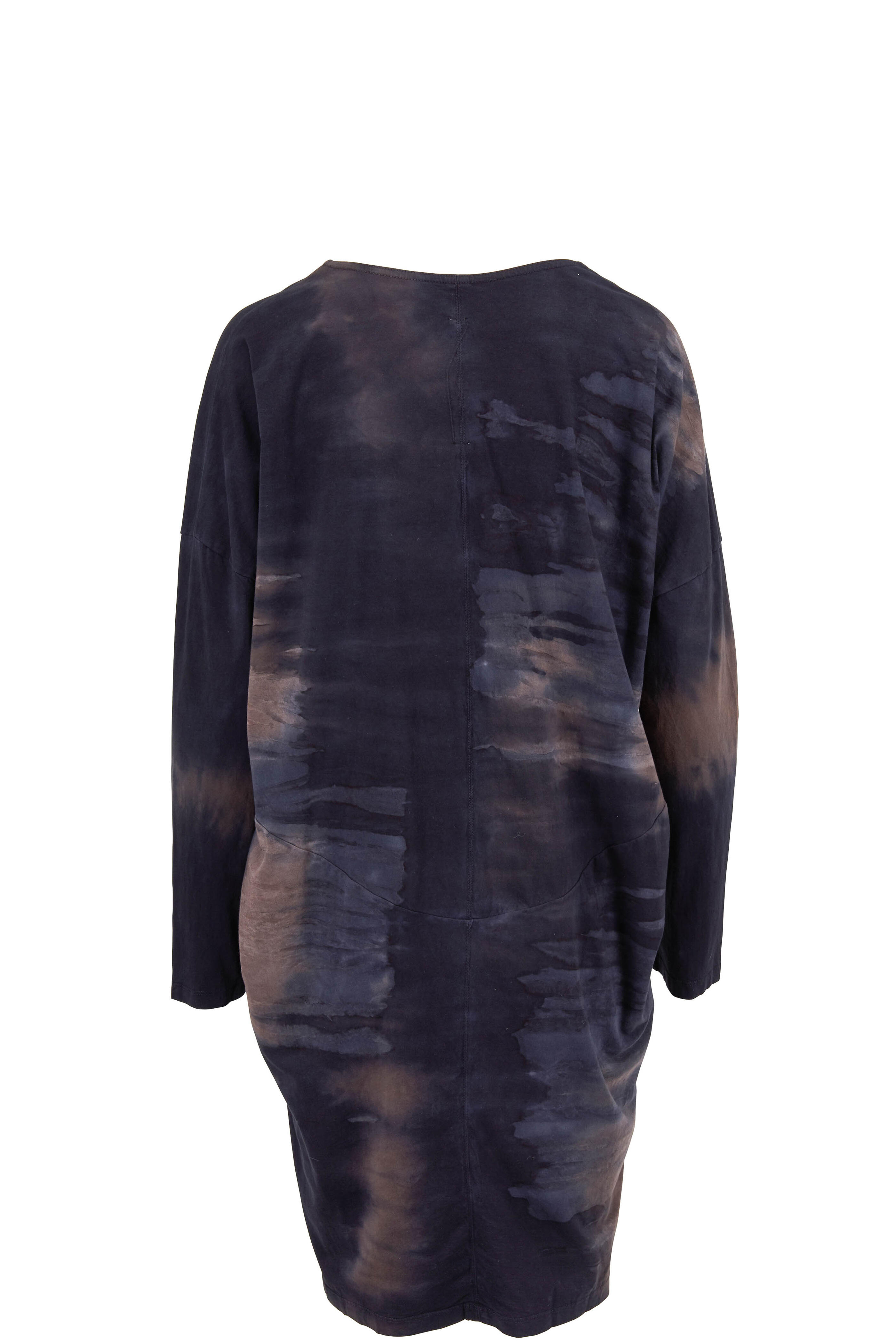 Raquel Allegra - Raglan Midnight Tie-Dye Dress