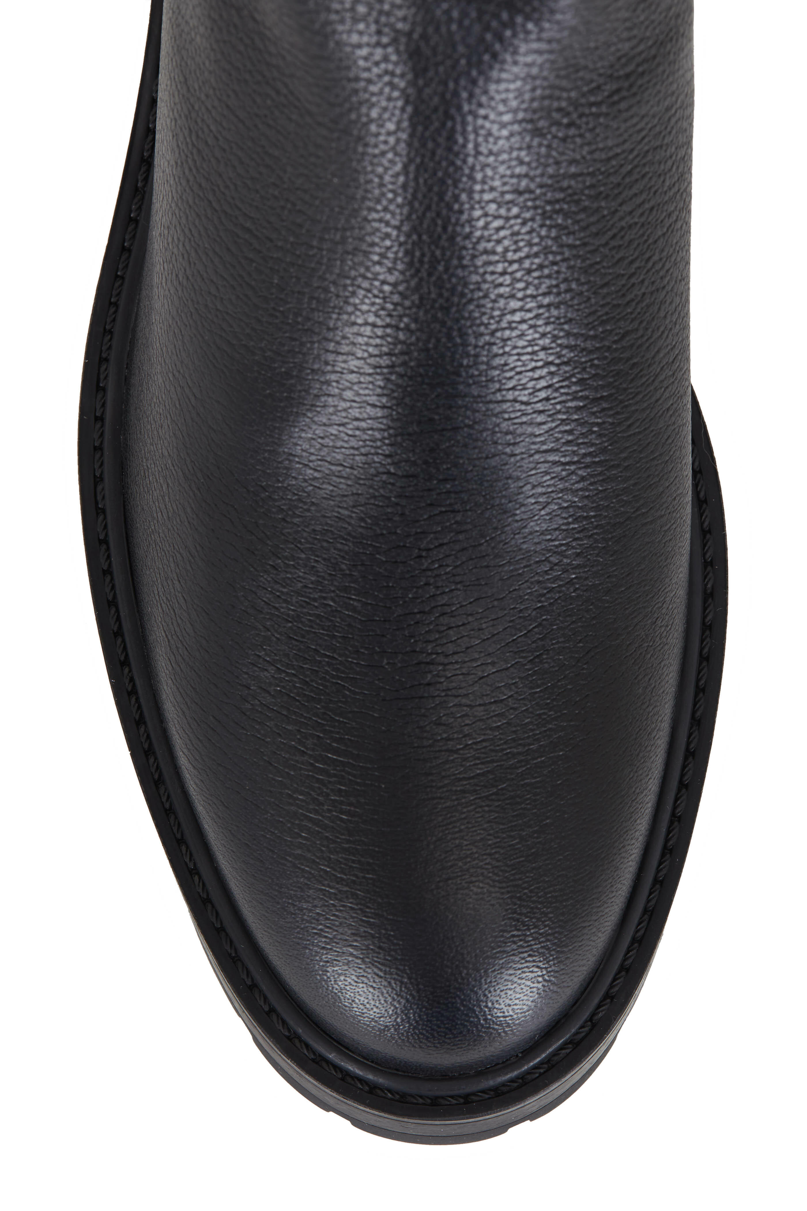 Aquazzura - St. Honore Black Leather Combat Boot