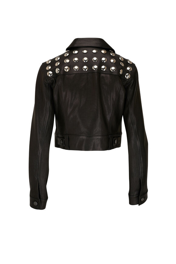 Khaite - Rizzo Black Studded Leather Jacket