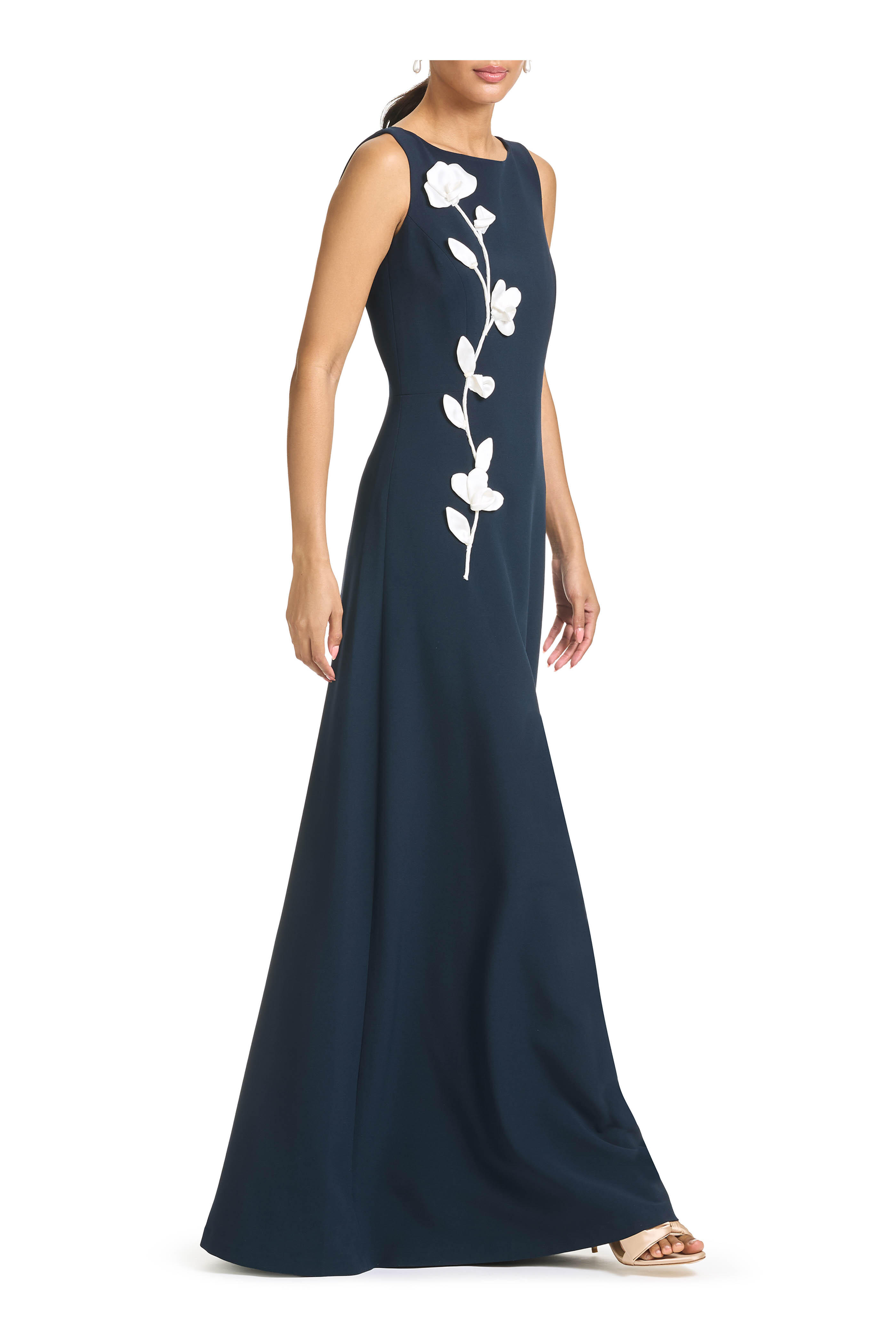 Sachin + Babi - Denee Midnight Embroidered Gown