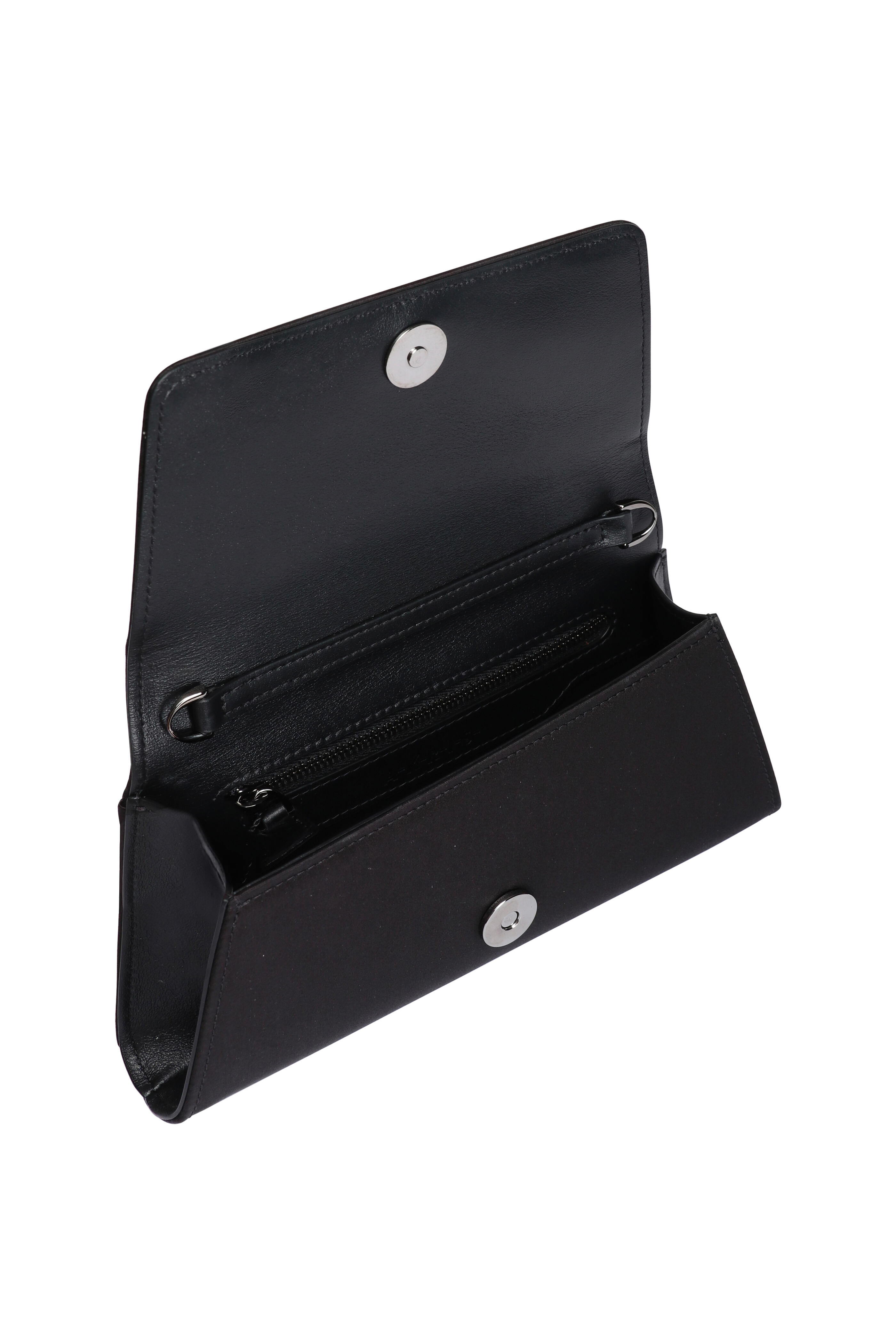 Akris - Anouk Mini Black Trapezoid Clutch