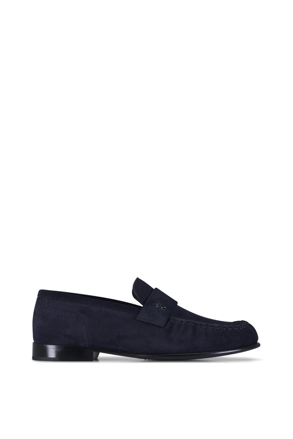 Jimmy Choo Ellis Marine Suede Loafer - view 2