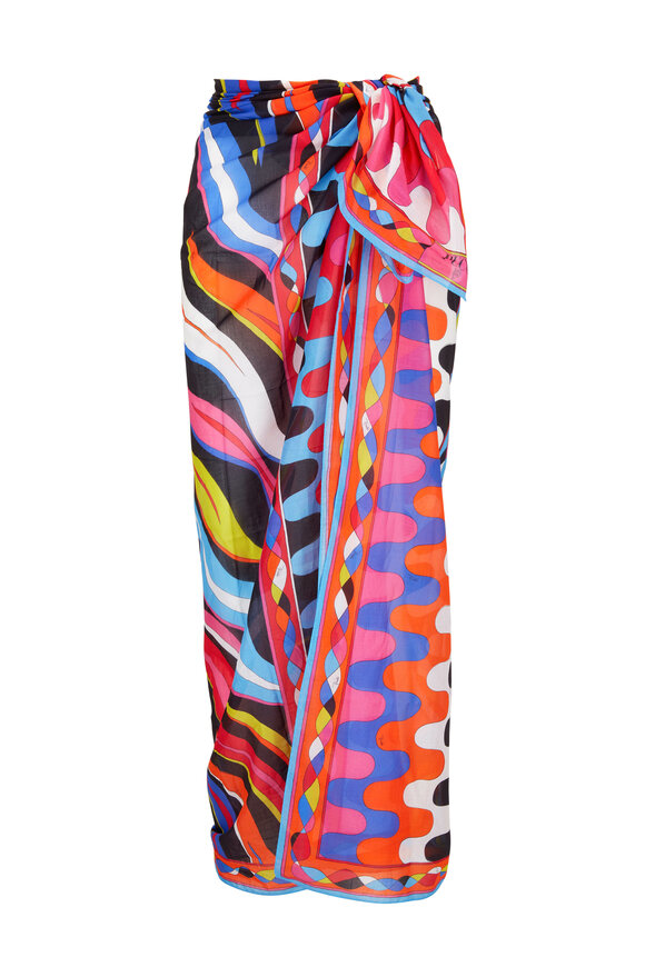 Pucci - Multicolor Long Pareo Sarong