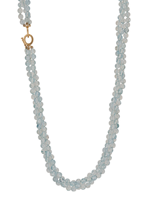 Irene Neuwirth Three Strand Bead Necklace