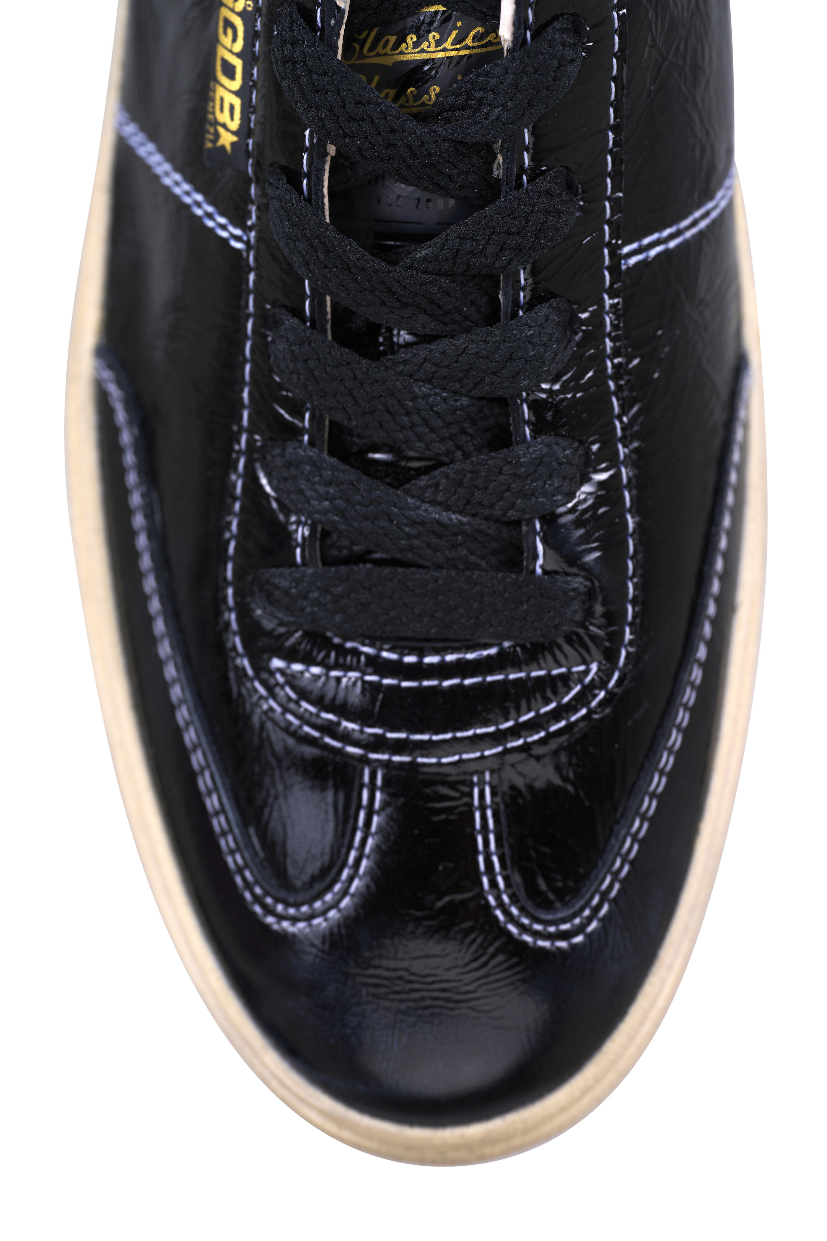 Golden Goose - Soul Star Black Patent Leather Sneaker