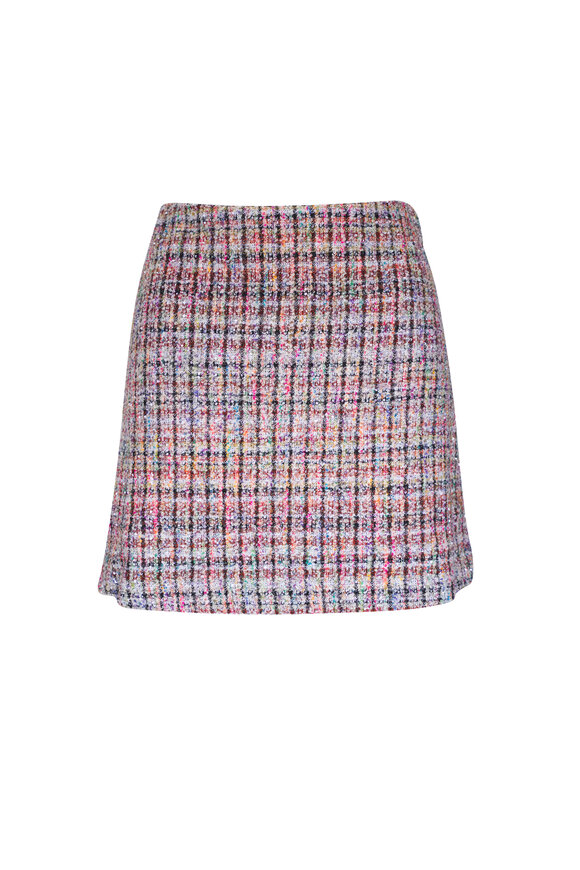 Missoni Pink Multicolor Lurex Mini Skirt